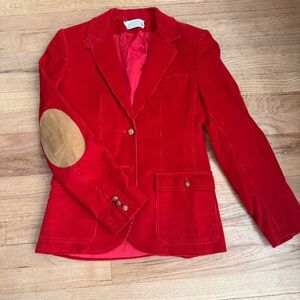 Vintage Villager Corduroy Blazer with Elbow Patches